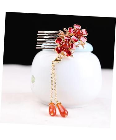 Ipetboom 1pc Hair Comb Women Hair Accessories Wedding Hair Clip Hair Jewels for Women Hair Retro Insert Comb Japanese Decor Agate Wedding Hair Decor Combs Pearl China Miss Copper - Buy Online on GoSupps.com