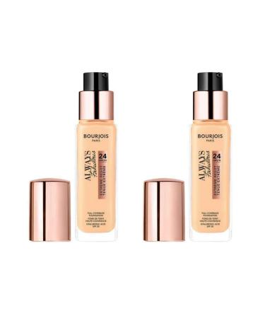 Bourjois Paris 2 x Bourjois Always Fabulous 24hr Extreme Resist Foundation 420 Licht Zand