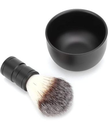 Tmishion Shaving Bowl & Brush Set | Stainless Steel Razor Soap Bowl for Men | Perfect for Salon & Home Grooming - Buy Online on GoSupps.com