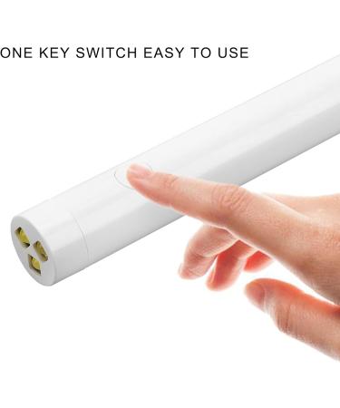 Portable White LED Nail Lamp Pen Single Finger Nail Dryer Light Mini Manicure Tool for DIY Nail Art Perfect for Home and Professional Use - Buy Online on GoSupps.com