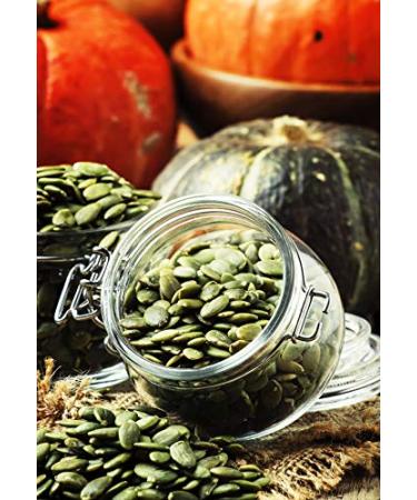 Premium Quality Unsalted Pumpkin Seeds - 1kg | Natural Vegan Untreated & Healthy Snack | Rich in Arginine & Low-Calorie - Fresh Bag - Buy Online on GoSupps.com