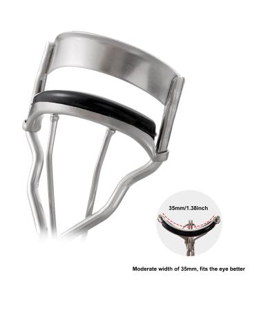 Eyelash Curler - Comfortable Handle No Lash Damage Wide-Angle Design | Perfect Curl for Women - Buy Online on GoSupps.com