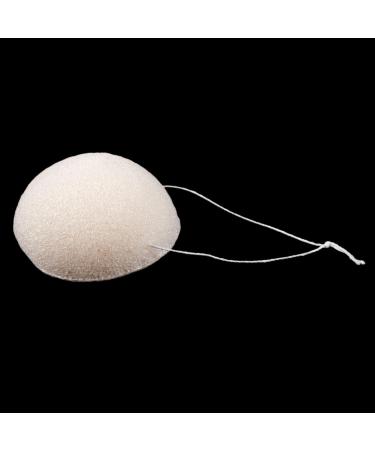 Zunedhys 5X Konnyaku Jelly Fiber Face Wash Pad Cleaning Sponge Puff Exfoliator-White - Buy Online on GoSupps.com