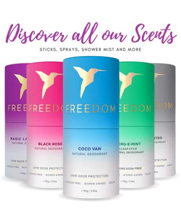 Freedom Deodorant Lavender Citrus 1.9 oz - Natural, Long-Lasting Odor Protection - Buy Online on GoSupps.com