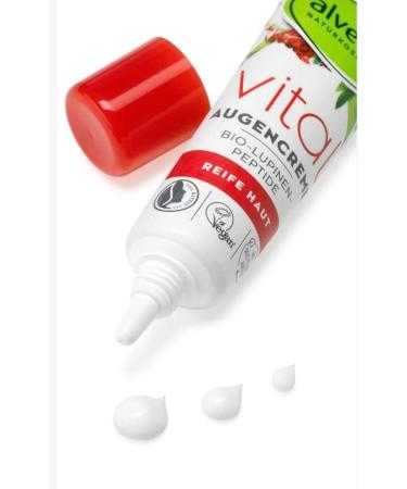 alverde Vital Lupin Peptides Eye Cream (15 ml tube) - Buy Online on GoSupps.com