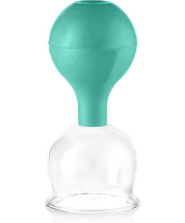 Pulox Cupping Glass Set of 5 - Real Glass Suction Cups (25mm 32mm 40mm 52mm 62mm) - Green | International Shipping Available - Buy Online on GoSupps.com