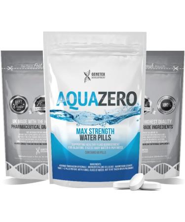 Aqua Zero Water Support Detox Colon Cleanse Weight Management Bloating Relief x 60 Tablets - Buy Online on GoSupps.com