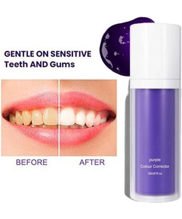 Ultimate Mint Toothpaste for Whitening - Purple Stain Removing Formula | Color Corrector Serum for Bright Teeth - Buy Online on GoSupps.com