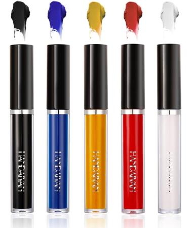 Beliky Girl 5Pcs DIY Liquid Lipstick Set Waterproof Nude Matte Lip Gloss Long Lasting Not Fade Lip Tint High Pigment Lip Glaze Makeup - Buy Online on GoSupps.com