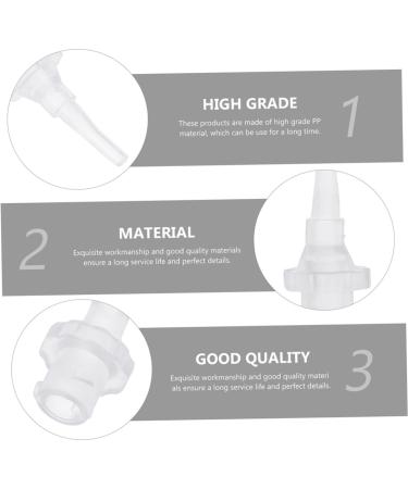 KOMBIUDA 10pcs Disposable Ear Washer Tips for Ear Cleaning Safe Material - Buy Online on GoSupps.com