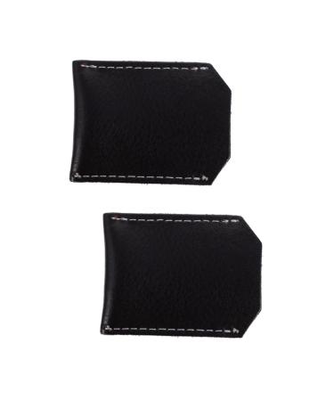 MAGICLULU 2 Pieces Razor Storage Travel Case Men Pu As Picturedx2pcs 6x4cmx2pcs