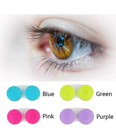 KISEER 36 Pack Colorful Cute Contact Lens Case Bulk - Storage Kit (4 Colors) - Buy Online on GoSupps.com