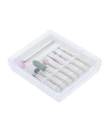 Beavorty 1 Set grinding head steel manicure drill bits nail art drill kit nail polishing tool nail drill bits nail drill kit acrylic to rotate Tungsten steel pedicure file round head