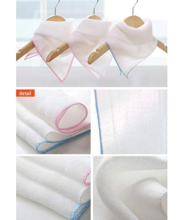Angel-In-Moms 15 Pack Natural Cotton Soft Muslin Gauze Face Towels 14x14 inch - Reusable Makeup Remover Cloths & Bath Towels (White) - Buy Online on GoSupps.com