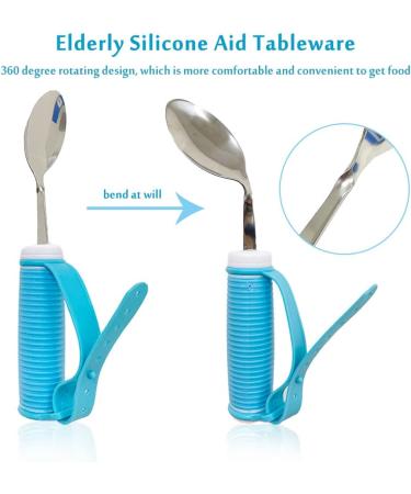 Senior Helper Dishes - Essential Food Protection Accessories for Parkinson s & Disabled Individuals - Daily Assistance for Plates Spoons & Forks - Buy Online on GoSupps.com