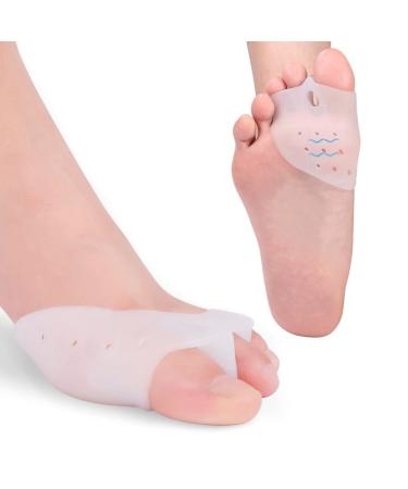 Bunion Corrector Gel Toe Separator Toe Alignment Forefoot Cushions Hammer Toe Straightener with Forefoot Cushions