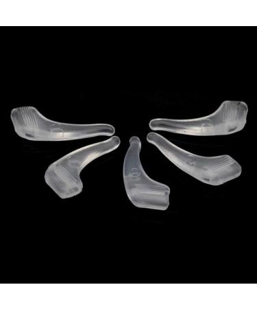 Leeadwaey 10 Pairs Anti-Slip Eyeglass Ear Hooks - Clear Temple Holders for Glasses | International Shipping Available - Buy Online on GoSupps.com