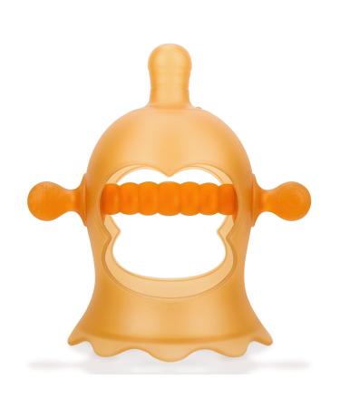 Never Drop Silicone Baby Teething Toy for 6months and up Infants  Baby Chew Toys for Sucking Needs  Hand Pacifier for Breast Feeding Babies  Car Seat Toy for Newborn Nano Brown