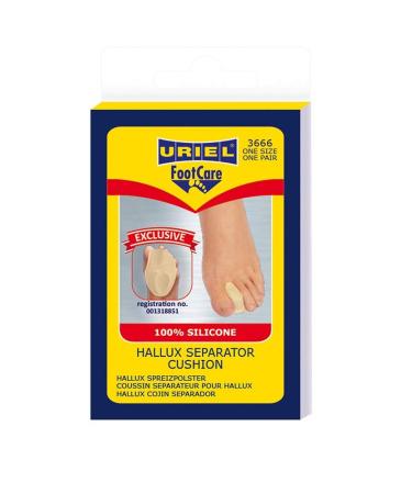 URIEL Hallux Valgus Bunion Separator Cushion Toe Separator and Metatarsal Support Combination