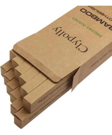 Clypolly Extra Soft Sensitive Gum Bamboo Toothbrush | 20000 Soft Floss Bristles | Ideal for Fragile Gums, Braces, Dentures, Pregnant, Elderly - Buy Online on GoSupps.com
