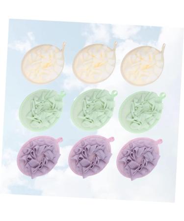 Didiseaon 9pcs Loofah Sponge Set | Soft Bath & Shower Scrubber Balls for Body Wash | Premium Mesh Pouf Accessories - Buy Online on GoSupps.com
