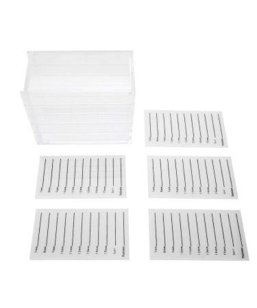 Premium 5-Layer Eyelash Storage Box | Clear False Eyelash Organizer & Makeup Display for Extensions - Buy Online on GoSupps.com