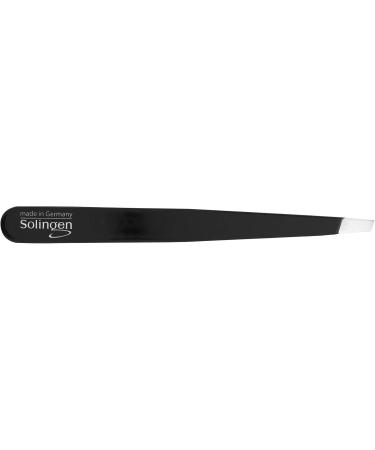 PARSA Beauty Professional Slanted Tweezers 9.6 cm - Made in Germany Eyebrow Plucking Includes Transport Box Premium Solingen Quality - Buy Online on GoSupps.com
