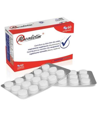 Audistimpharma MUCODISTIM - Well-being of the Upper Airways - Pack of 2 Boxes of 60 Tablets - Buy Online on GoSupps.com