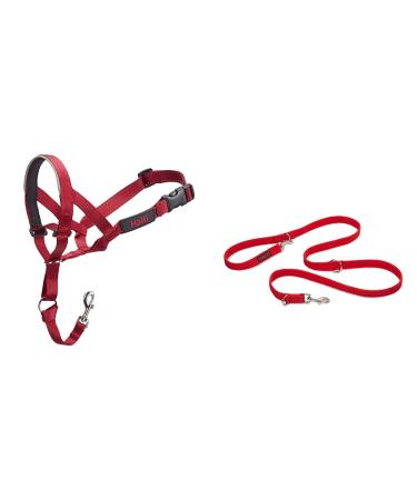 Company of Animals: Halti Headcollar & Double Ended Training Lead Pack suitable for Small Medium and Large dogs