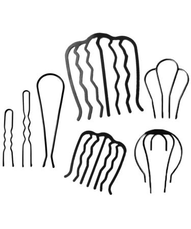 minkissy Accessories hair clip comb accessories for women hair comb clips metal hair fork metal side comb hairstyle chignon wedding headpiece for bride hair tool alloy woman vintage Comb