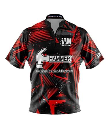Logo Infusion Dye-Sublimated Bowling Jersey (Sash Collar) - I AM Bowling Fun Design 2015-HM - Hammer Medium