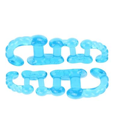 Yosoo Hallux Valgus Corrector - 2 Pairs 5 Holes Toe Separators for Pain Relief | Soft Elastic SEBS Material | Shock Absorption & Foot Stress Relief | International Shipping Available - Buy Online on GoSupps.com