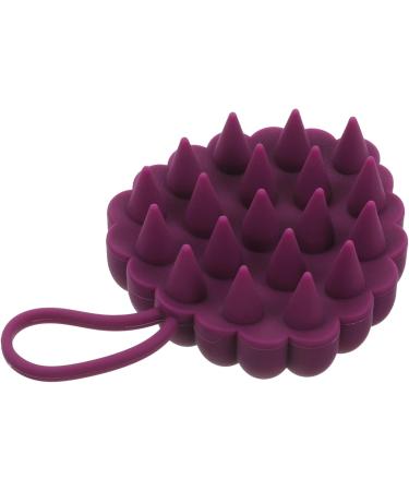 Fomiyes 5-St Shampoo ArtFakt Massage Device - Hairbrush Cleaning & Scalp Brush Scrubber - 5pcs Violet Kamm Head Pebbles - Perfect for Shower & Hair Care - Buy Online on GoSupps.com