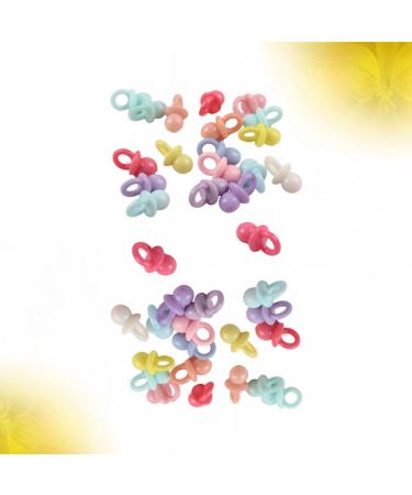 Artibetter 80-Piece Toddler Pacifier Clips - Colorful Acrylic Gift Set for Birthdays & Christmas - Buy Online on GoSupps.com