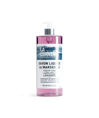 La Corvette Liquid Marseille Soap LAVENDER 1L - Authentic French Soap for Luxurious Skin Care | International Shipping Available - Buy Online on GoSupps.com