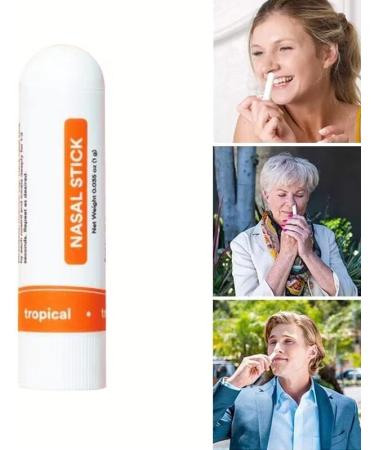 4pcs Nasal Stick Portable Menthol Inhaler Refreshing Brings Positiveness And Gratitude Let You Relax Every Day Relieve Stress Enhance Concentration Relieve Nasal Stuffing - Buy Online on GoSupps.com