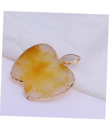 DOITOOL 1pc Artist Mixing Palette Cosmetic Mixing Tools Makeup Palette Nail Nail Art Nail Polish Mixing Drawing Color Dish Resin Nail Art Color Mix for Nail Art Agate 9*8.6cm Yellow - Buy Online on GoSupps.com