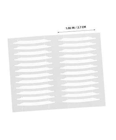 FOMIYES 30 Sheets Sides Creative Eyelid Stickers Practical White Double Double-Side Invisible Tapes Patches 2.7x0.4x0.1cm White - Buy Online on GoSupps.com