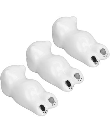 Nail Art Brush Holder 3 Pieces Nail Art Pen Holder Easy to Clean Ceramic for Nail Salon - Buy Online on GoSupps.com