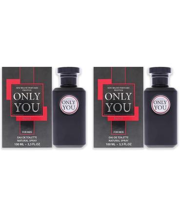 New Brand Perfumes Only You Black EDT Spray Men 3.3 oz OYOU1M (Pack of 2) 3.3 Ounce (Pack of 2)