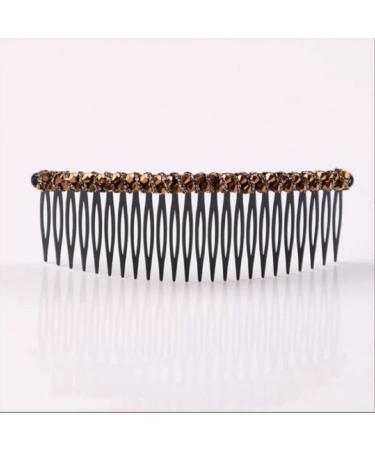 KIMUWHI 6PCS Crystal Beaded Hair Side Comb Set - Women's Black Hair Accessories - Buy Online on GoSupps.com