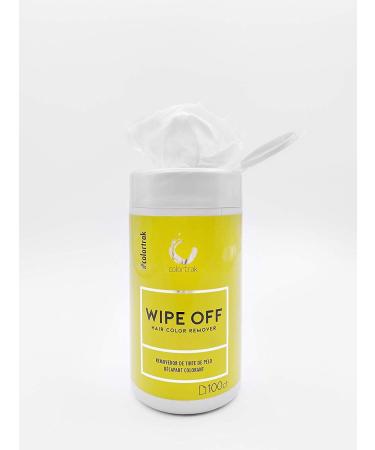 Colortrak Hair Color Remover Wipes Dispenser with Aloe - 100 Non-Irritating Towelettes for Easy Stain Removal - Buy Online on GoSupps.com