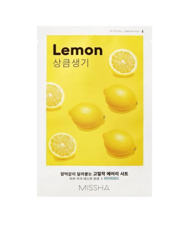 MISSHA Pure Source Cell Sheet Mask Lemon - Hydrating Face Mask for Glowing Skin - 1 Piece | International Shipping - Buy Online on GoSupps.com