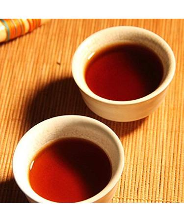 Buy Riper PU'er Brick 250g - Premium Old Tea with Honey Sweet Flavor | Chinese Black Tea | Authentic Mature Puerh Tea - Buy Online on GoSupps.com