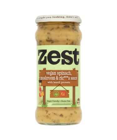 Zest Vegan Spinach Mushroom & Ricota Sauce 340g