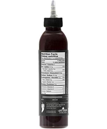 Heartbeat Hot Sauce - Blueberry Habanero 177ml - Small Batch & Handmade Vegan Preservative Free Featured on Hot Ones (3 Bottles) Blueberry Habanero 177 ml (Pack of 3) - Buy Online on GoSupps.com