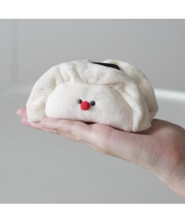 Limtula Adorkable Dumpling Furry Hair Claw Clips White Hair Jaw Clip Furry Hair Catch Barrettes Ponytail Holder Hair Props - Buy Online on GoSupps.com