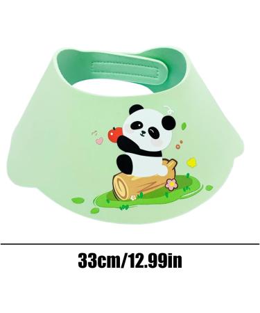 Maciun Toddler Shower Cap Waterproof Kids Shower Cap Adjustable Shampoo Bath Shield For Kids Keep Ear Dry Eye Coverage Green - Buy Online on GoSupps.com