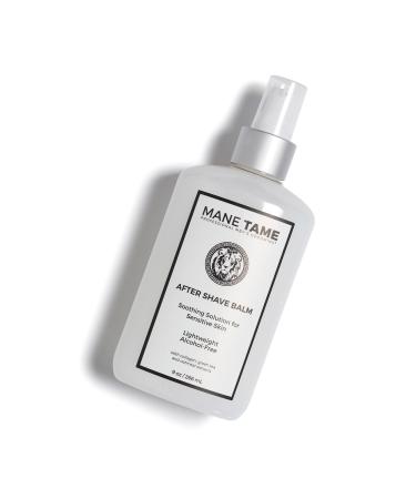 MANE TAME Men's Grooming After Shave Balm Hydrating Post Shave Solution with Collagen Green Tea & Oatmeal Extract 9 oz for Irritation Relief & Skin Protection - Buy Online on GoSupps.com