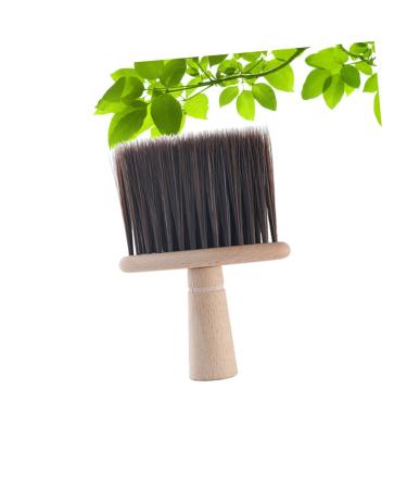 1pc Vintage Hair Brush for Broken Hair & Facial Cleaning - Wooden Hair Duster for Salons & Shaving - Brown Hair Removal Brush - Buy Online on GoSupps.com